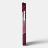 Abstraktes Rosa-Fraktal-Monogramm Case-Mate iPhone Hülle (Rückseite / Links)