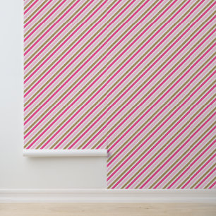 Abstraktes Rosa/Gold Geometrisch Tapete