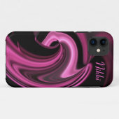 Abstraktes rosa Herz iPhone 5 Fall *Personalisiere Case-Mate iPhone Hülle (Rückseite (Horizontal))