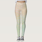 Abstraktes Rosa Leggings (Vorderseite)