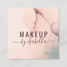 Abstraktes Rosa Makeup Artist Square Business
