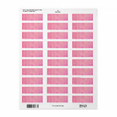 abstraktes rosa Muster (Vorne)