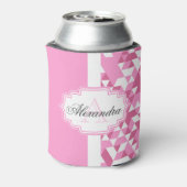 Abstraktes rosa Muster Dosenkühler (Kanne Rückseite)