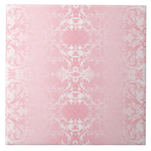Abstraktes rosa Muster Keramik Tile Fliese