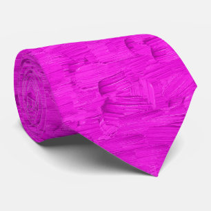 Abstraktes Rosa Muster Krawatte