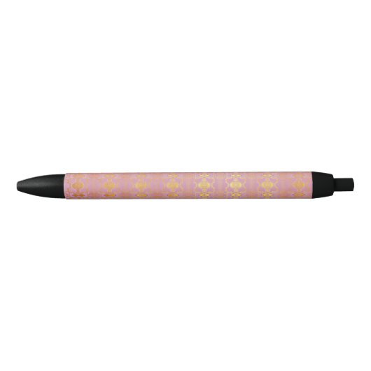 abstraktes rosa Muster Kugelschreiber (Vorderseite)