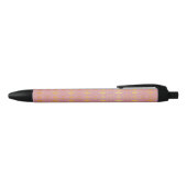 abstraktes rosa Muster Kugelschreiber (Oberseite)