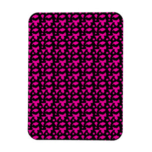 Abstraktes rosa Muster Magnet