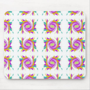 Abstraktes rosa Muster Mousepad