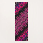 Abstraktes, rosa Muster Yoga Mat Yogamatte (Rückseite)