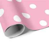 Abstraktes rosa Musterpapier Geschenkpapier (Rolleneckpunkt)