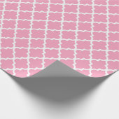 Abstraktes rosa Musterpapier Geschenkpapier (Ecke)