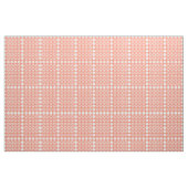 Abstraktes rosa Peach Cube Square Stoff (Fat Quarter (45,7 x 55,9 cm))