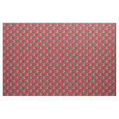 Abstraktes Rosa und Rote Rosen mit Grün Stoff (Yard (91,4 cm))