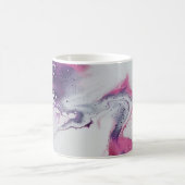 Abstraktes rosafarbenes Muster. Kaffeetasse (Mittel)