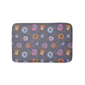 Abstraktes Rosenfeldmuster Badematte (Vorderseite)