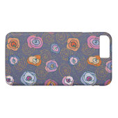 Abstraktes Rosenfeldmuster Case-Mate iPhone Hülle (Rückseite (Horizontal))