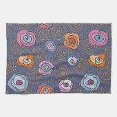 Abstraktes Rosenfeldmuster Handtuch (Horizontal)