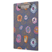 Abstraktes Rosenfeldmuster Klemmbrett (Links)