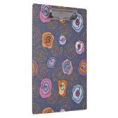 Abstraktes Rosenfeldmuster Klemmbrett (Rechts)