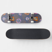 Abstraktes Rosenfeldmuster Skateboard (Horizontal)