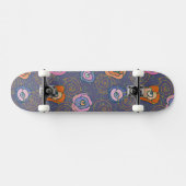 Abstraktes Rosenfeldmuster Skateboard (Horizontal)