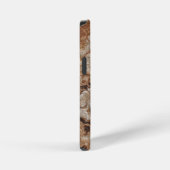 Abstraktes Rostmetall iPhone Hülle (Rechte Seite)