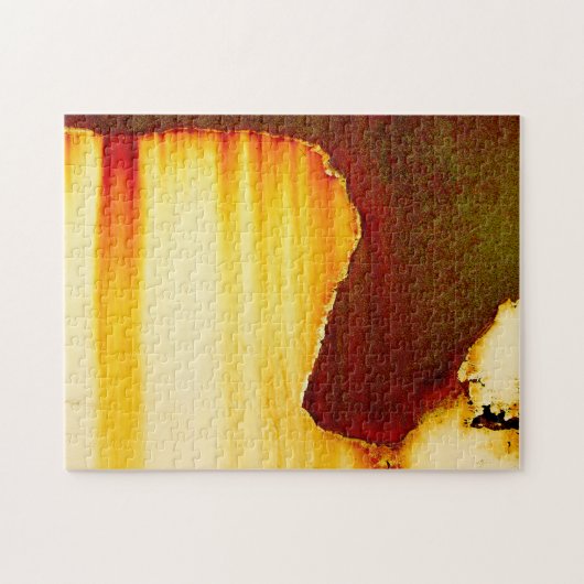 Abstraktes Rostmuster Puzzle (Horizontal)