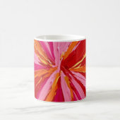 Abstraktes Rot Verwandlungstasse (Mittel)