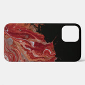 Abstraktes Rot-Weiß-Bild Case-Mate iPhone Hülle (Rückseite (Horizontal))
