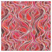 Abstraktes Rotes Hartglas Stoff (Nahaufnahme)