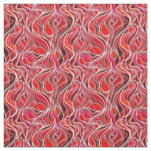 Abstraktes Rotes Hartglas Stoff