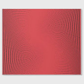 Abstraktes rotes Monochrome-Halbtonmuster. Weichku Geschenkpapier (Flach)