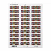 Abstraktes Rotes Muster (Vorne)