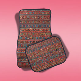 Abstraktes rotes Muster | Autofußmatte