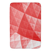 Abstraktes Rotes Muster Badematte (Vorderseite Vertikal)