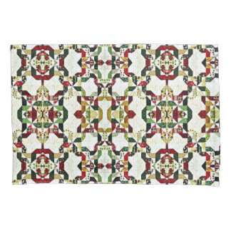 abstraktes rotes Muster Kissenbezug