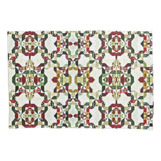 abstraktes rotes Muster Kissenbezug (Vorderseite)