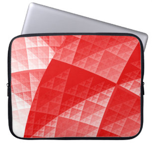 Abstraktes Rotes Muster Laptopschutzhülle