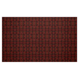 Abstraktes rotes Muster Stoff