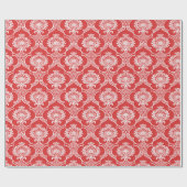 Abstraktes rotes Musterpapier Geschenkpapier (Flach)