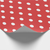 Abstraktes rotes Musterpapier Geschenkpapier (Ecke)