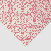 Abstraktes rotes Musterpapier Seidenpapier (Ausschnitt)