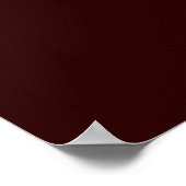 Abstraktes rotes schwarzes Design Poster (Ecke)