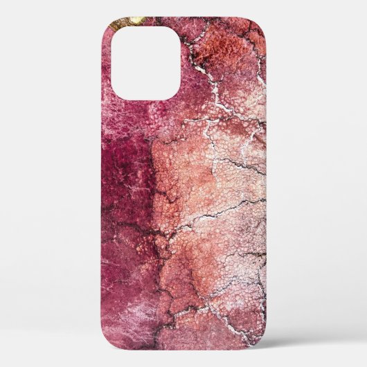 Abstraktes rotes und braunes Bild Case-Mate iPhone Hülle (Rückseite)