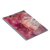 Abstraktes rotes und braunes Bild Notizblock (Rechte Seite)