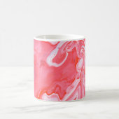 Abstraktes rotes und graues Bild Kaffeetasse (Mittel)