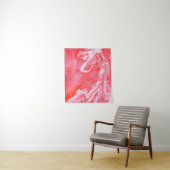Abstraktes rotes und graues Bild Wandteppich (Beispiel)