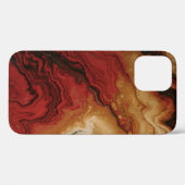 ABSTRAKTES ROTES UND GRAUES WALLPAPIER Case-Mate iPhone HÜLLE (Rückseite (Horizontal))