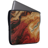 ABSTRAKTES ROTES UND GRAUES WALLPAPIER LAPTOPSCHUTZHÜLLE (Vorne Rechts)